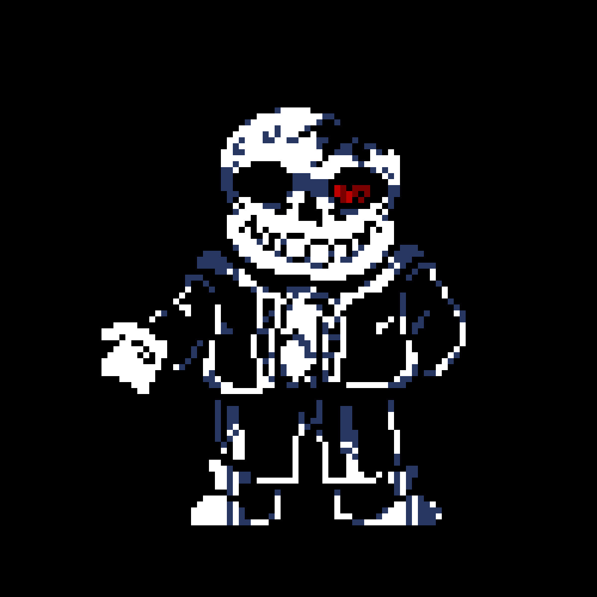 Pixilart Horrortale Sans By Drunksans 
