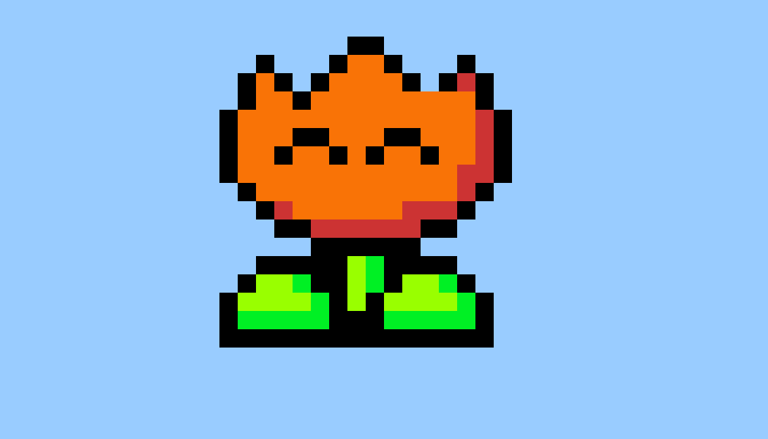 Editing mario flower - Free online pixel art drawing tool - Pixilart