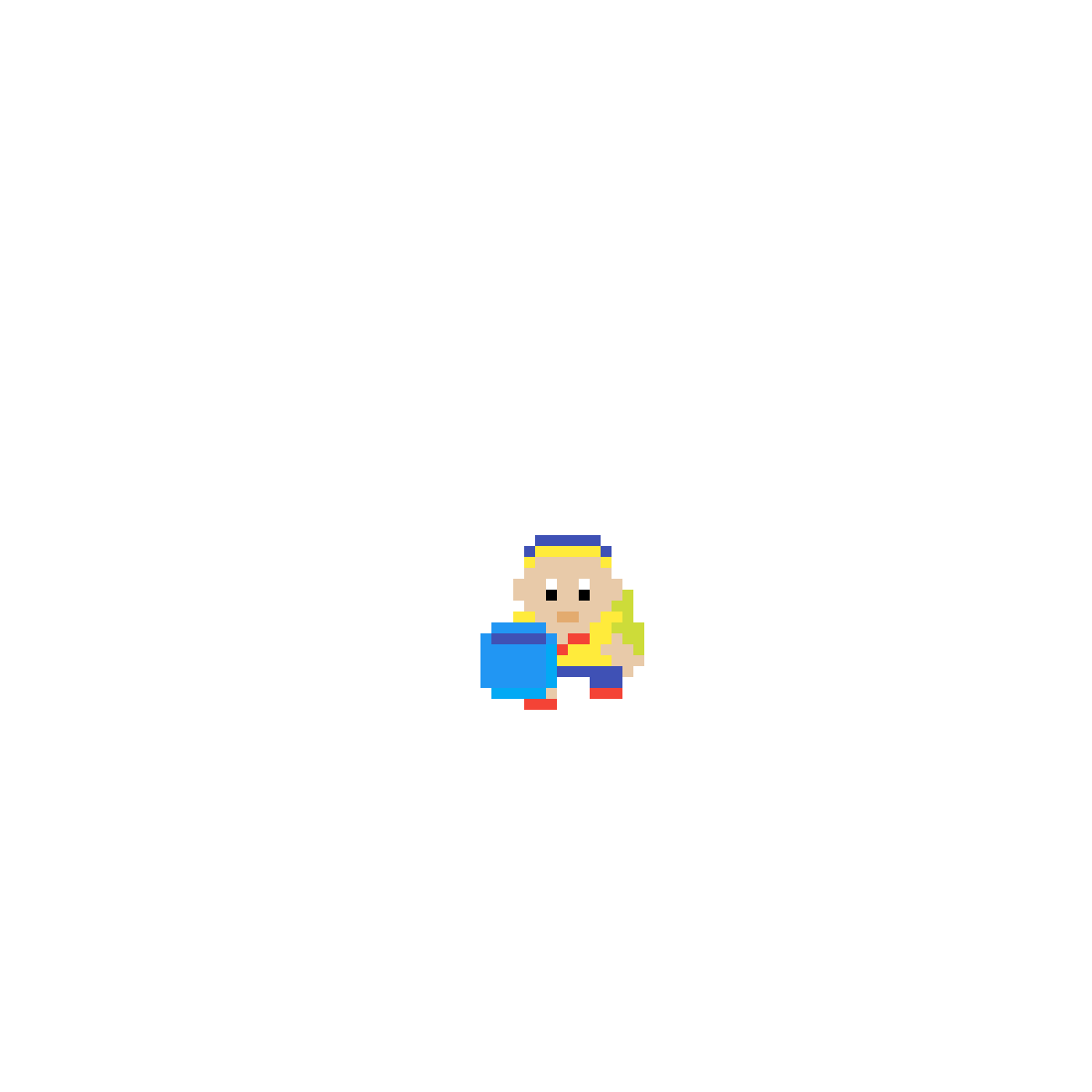 Pixilart - Caillou as Link 8bit by Anonymous