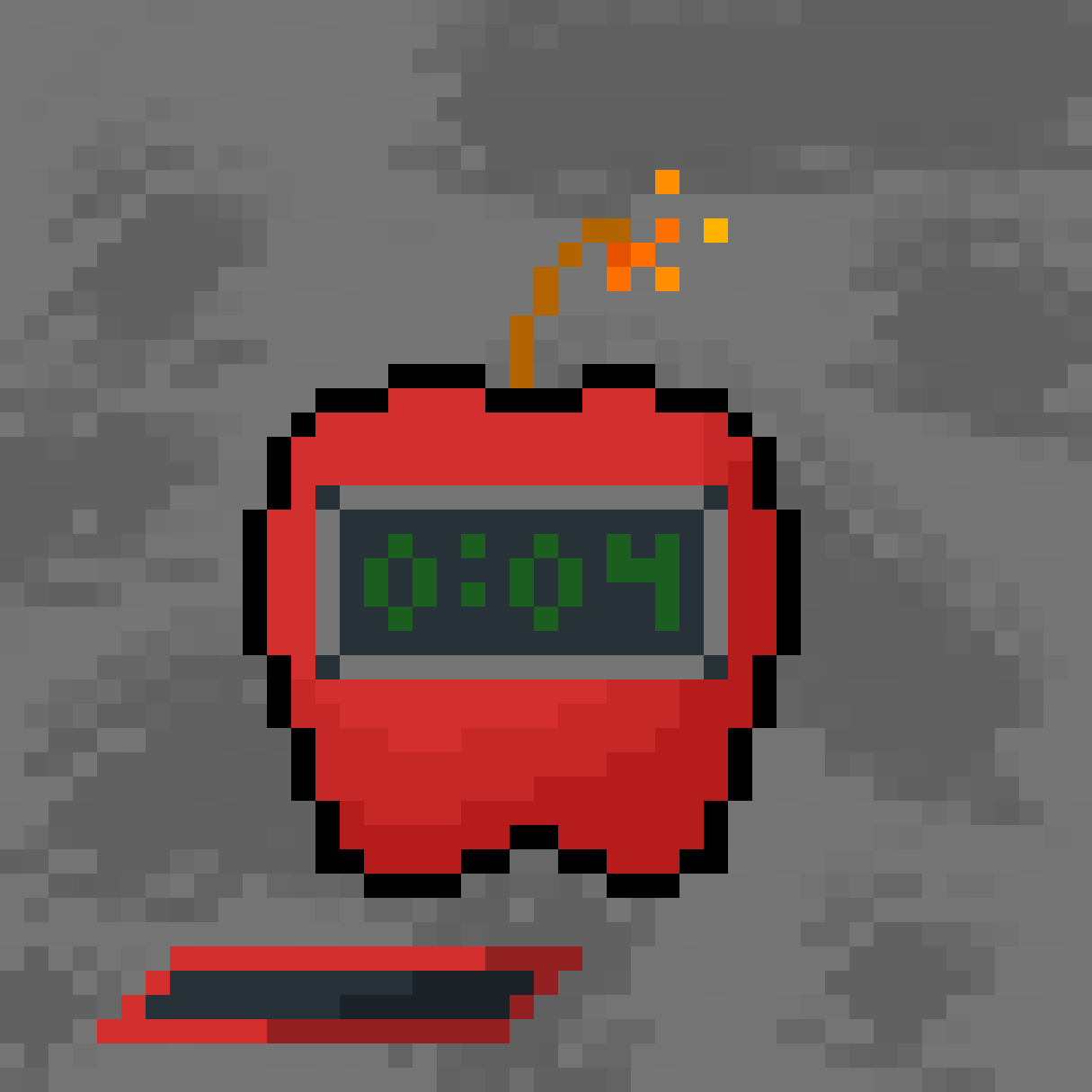 Pixilart Apple Bomb by M3110