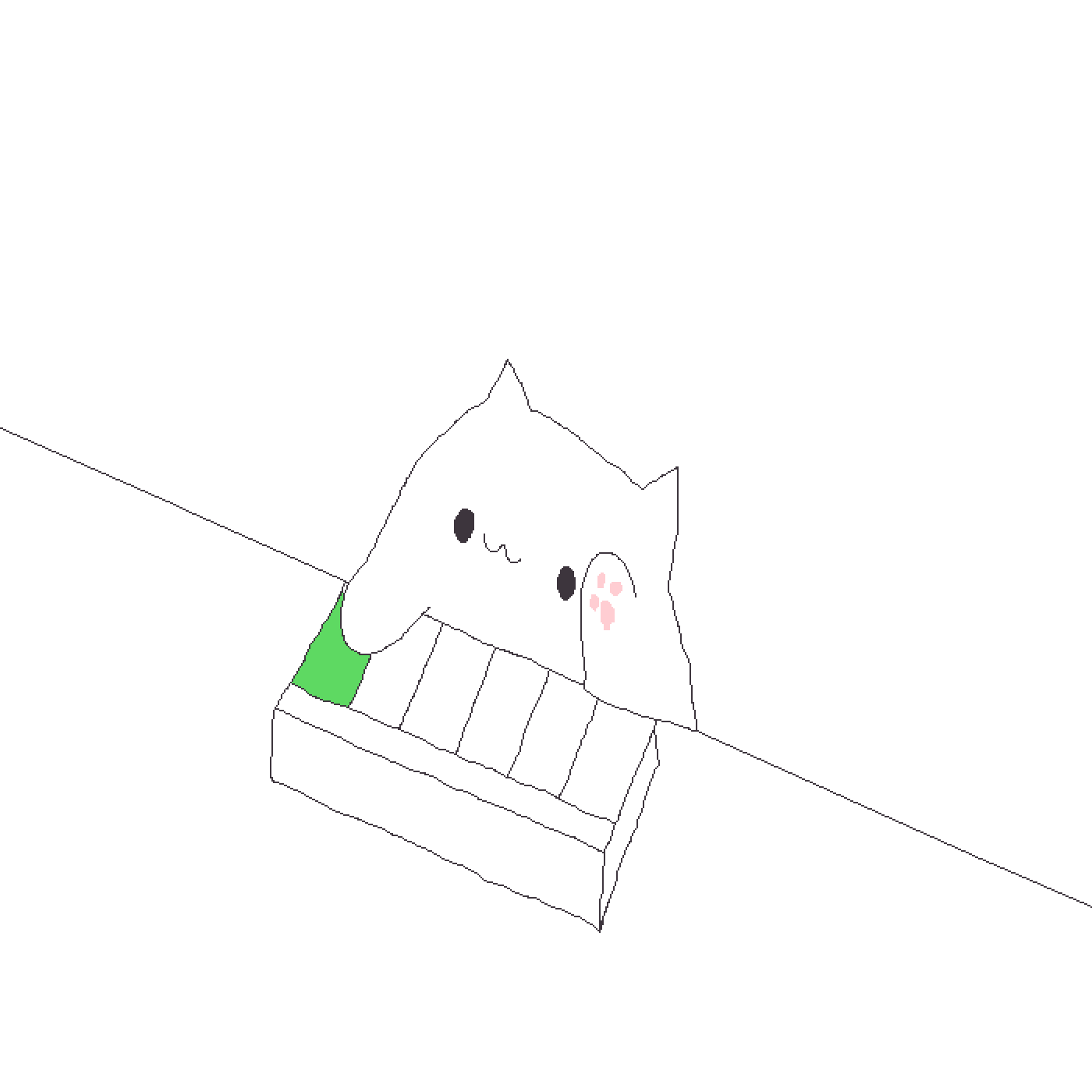 Pixilart - Bongo cat by IgItsFake