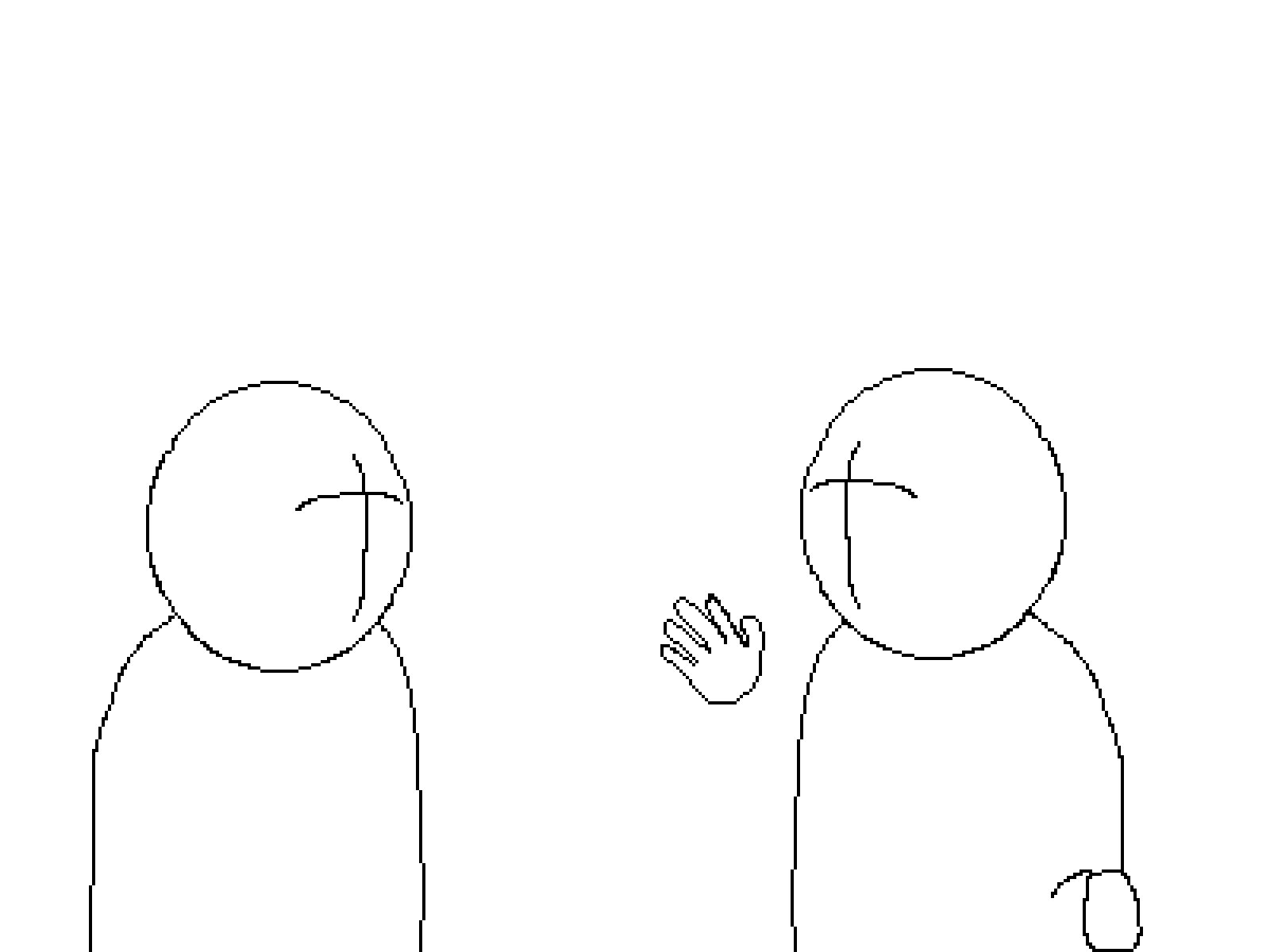 Pixilart two people talking base by xXGrimRaptor49