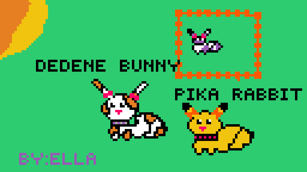 Pixilart - pokemon rabbits by Alphapigmaster