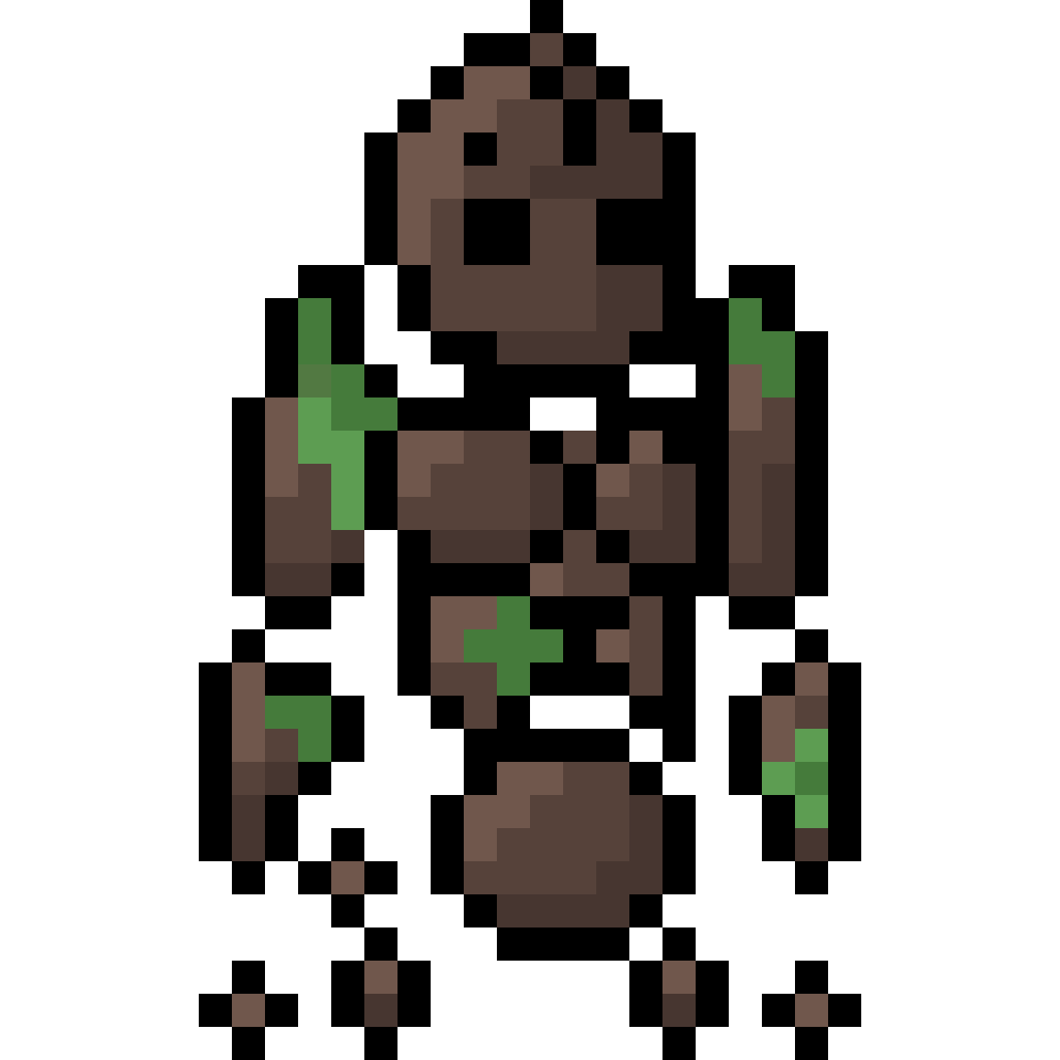 Earth Elemental Pixel Art