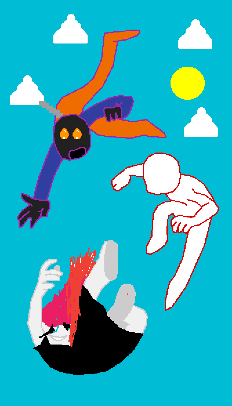 Pixilart - Falling Base by AxolotlAxey