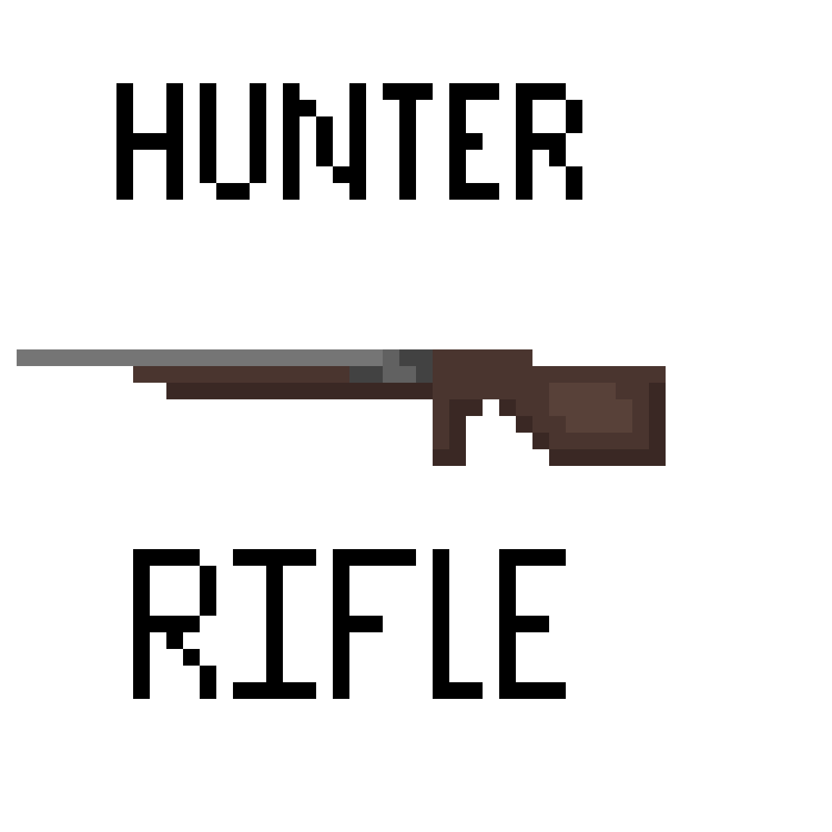 8 Bit Gun Waffe Und Gewehr Pixel Stil Illustration Vektor Set