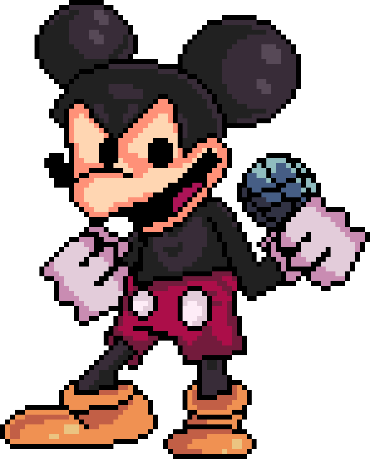 Pixilart Mouse By Blue blue