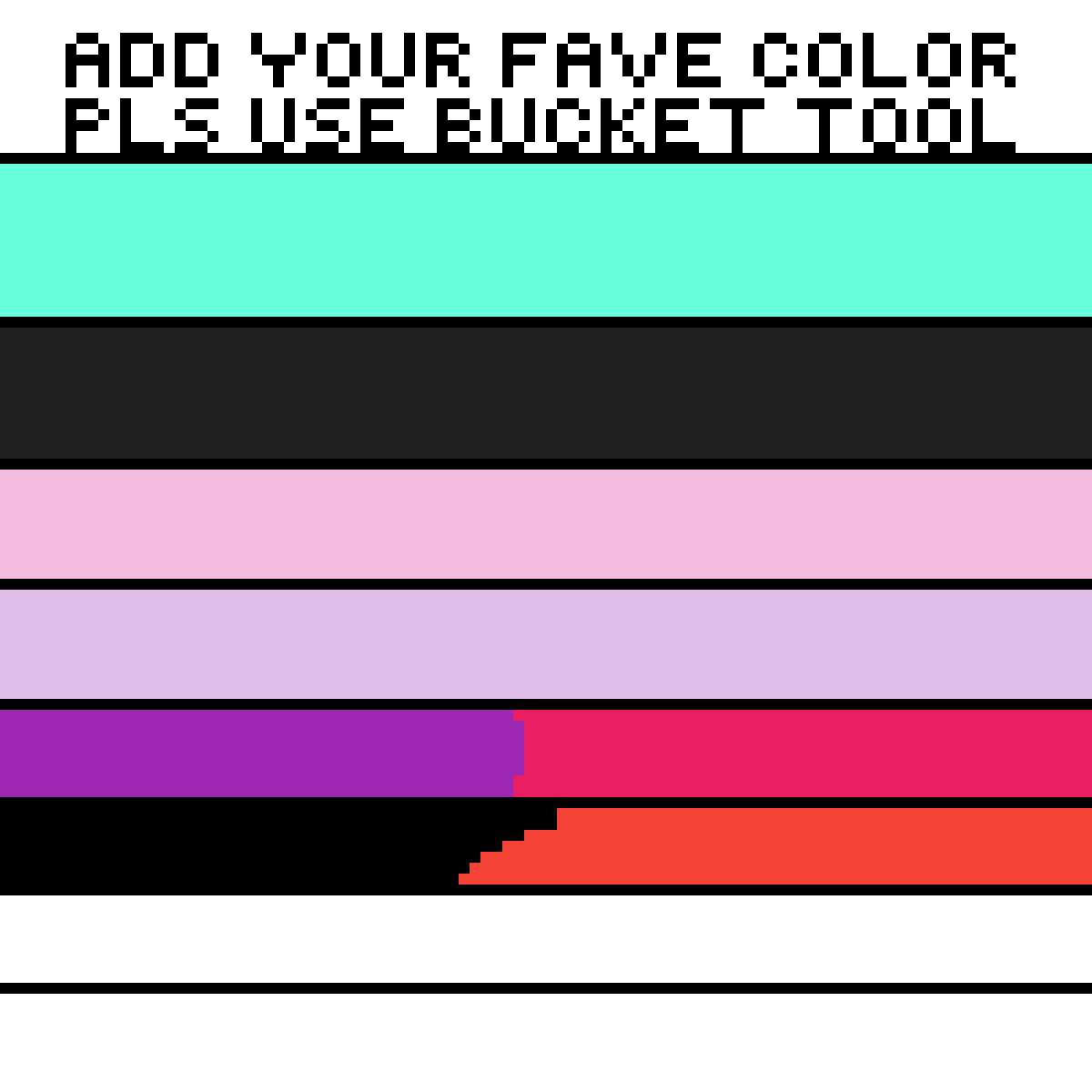 Editing use bucket tool Free online pixel art drawing tool Pixilart