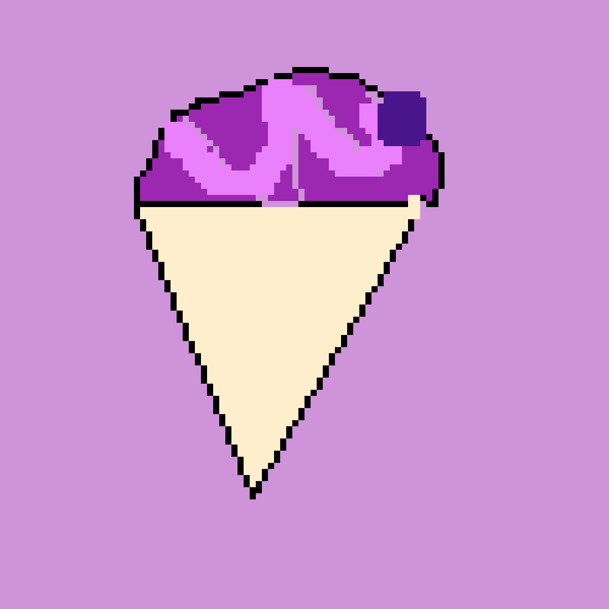 Pixilart ube ice cream by Kawaiilover