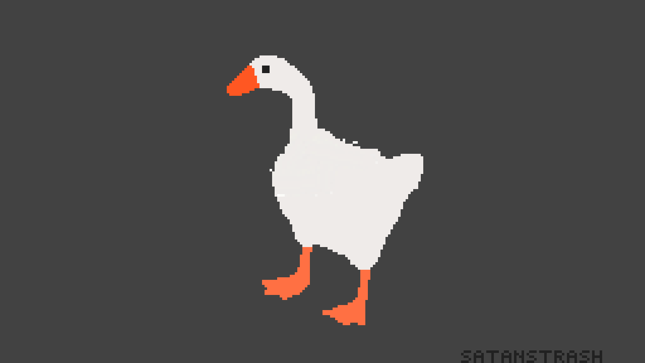 Pixilart - untitled goose game pfp by satanstrash