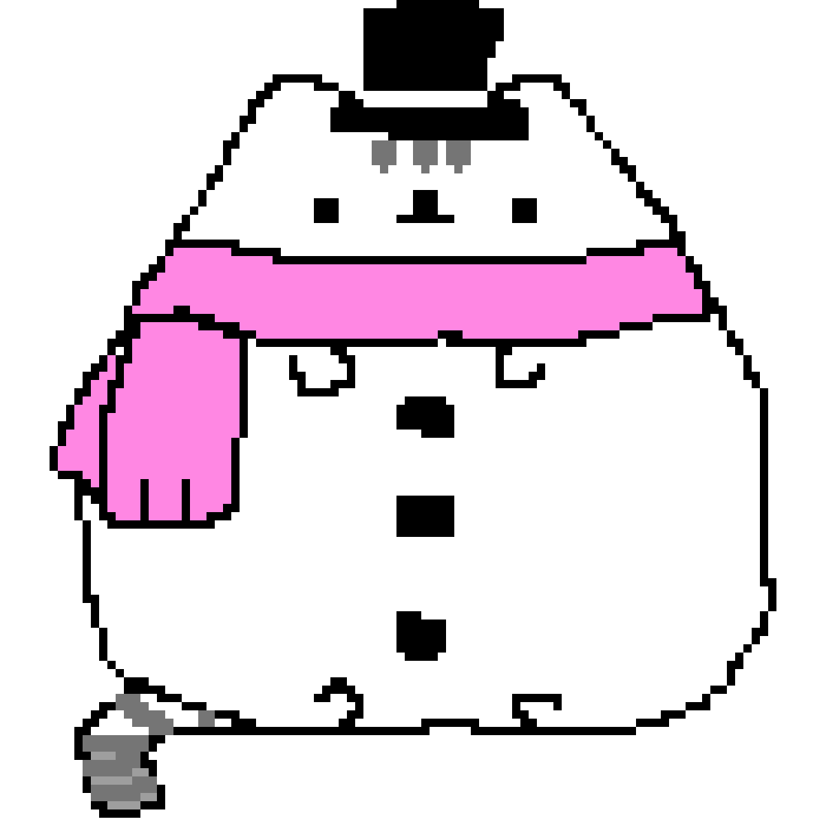 pusheen snowman