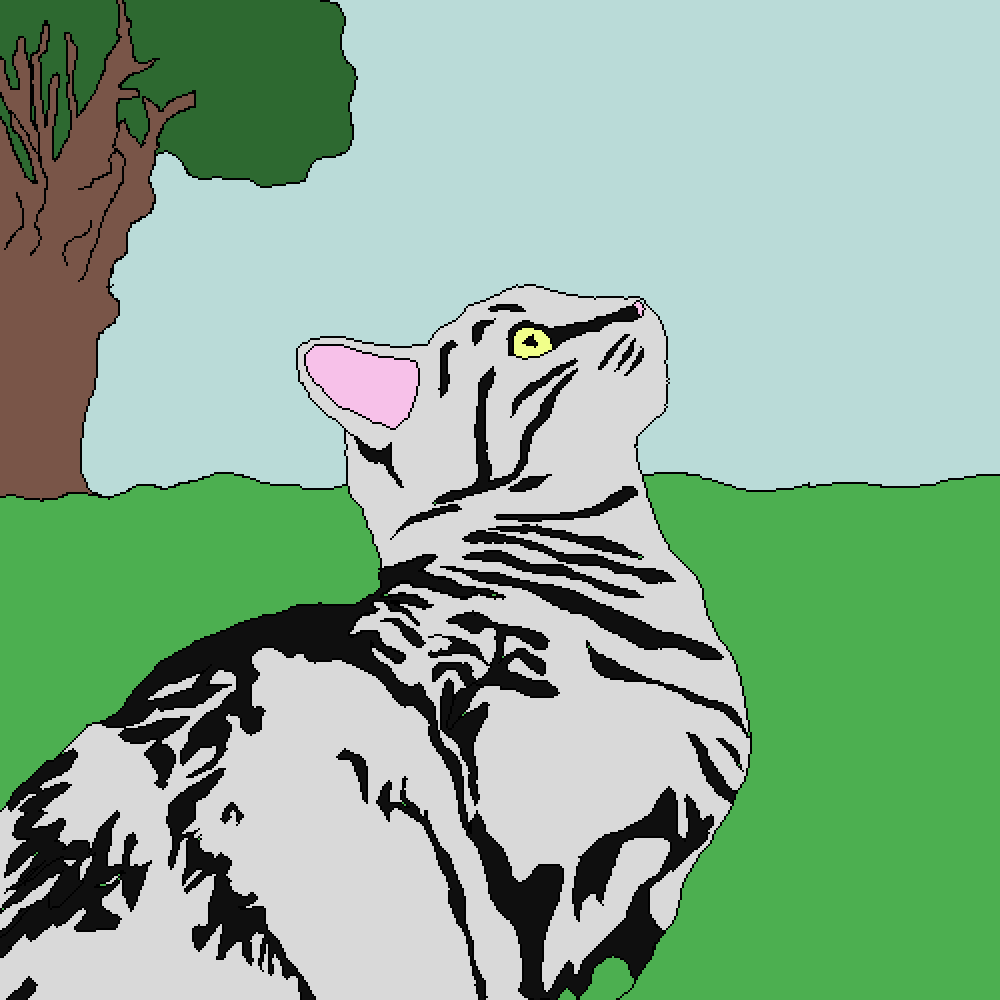 Pixilart - Gray tabby cat by Killerwhale6971