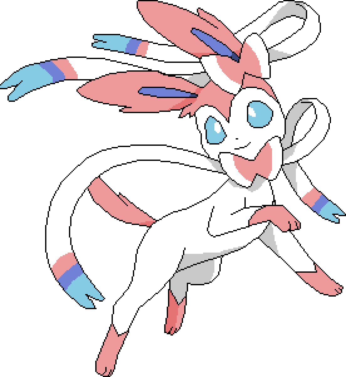 Pixilart - Sylveon by MiningMario