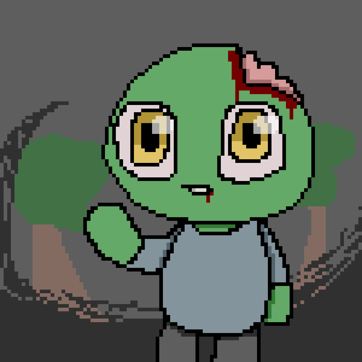 Little Zombie Boy by PrincessInsanit