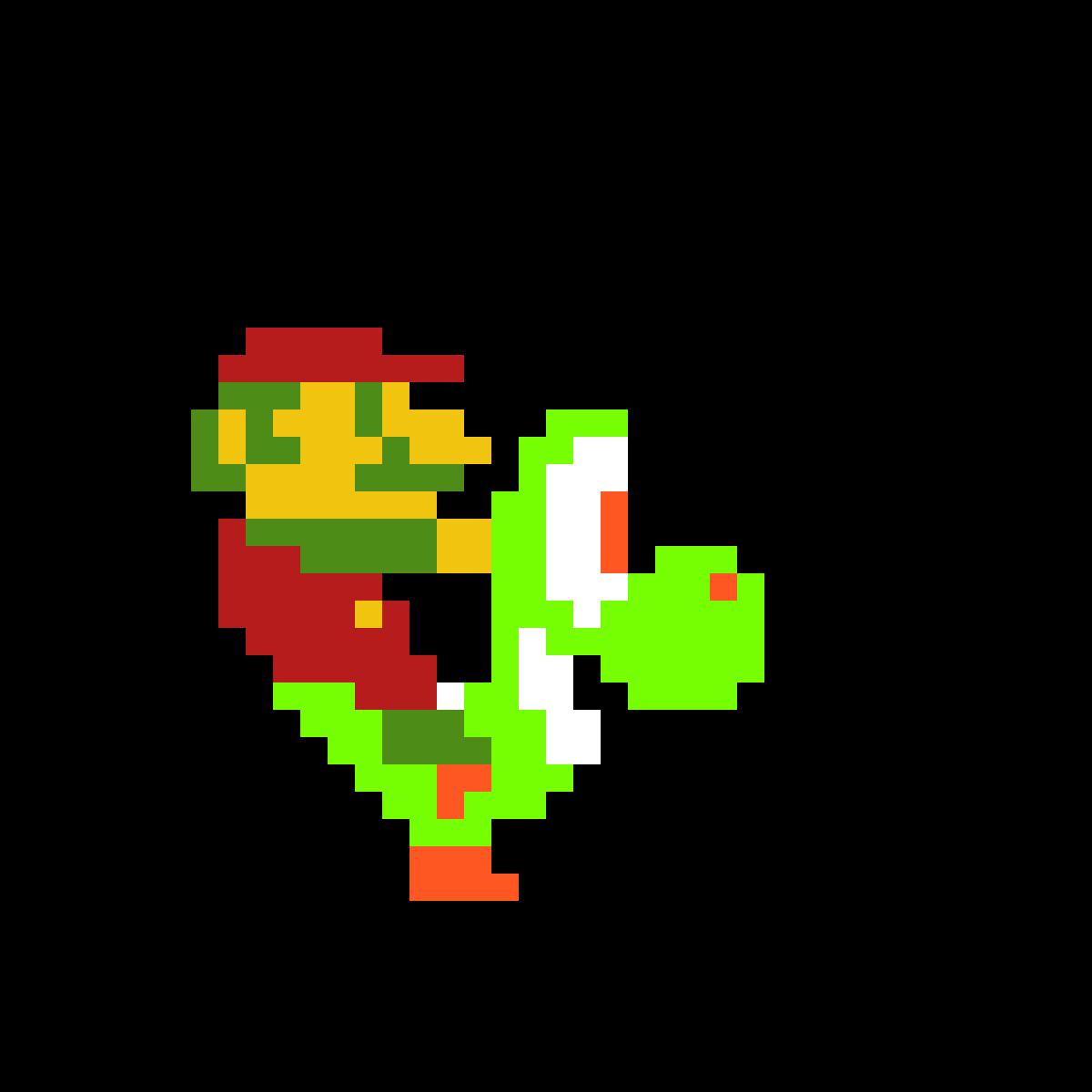 Pixilart - smb 1 yoshi by stoltzmanethan