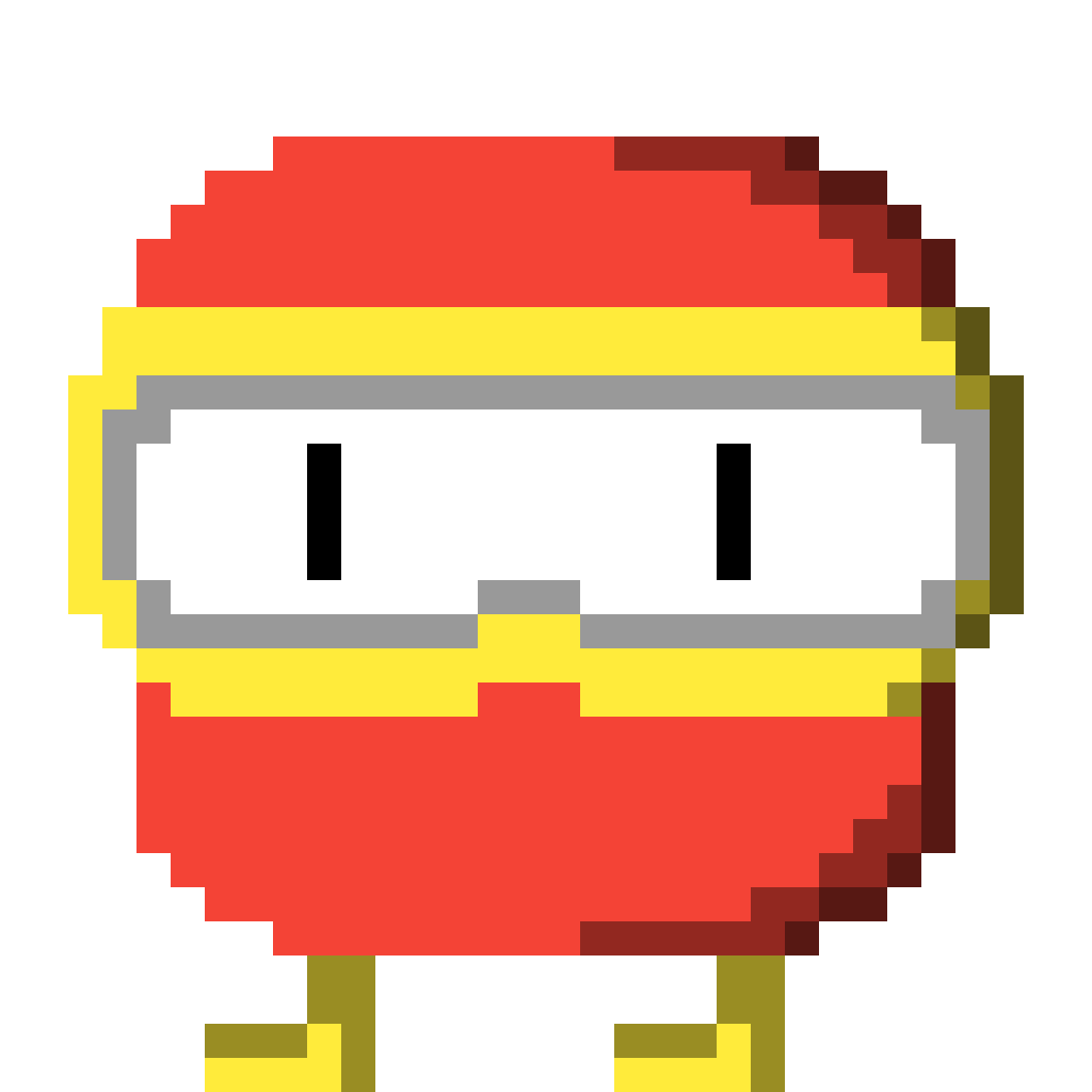 Pixilart - pooka (from dig dug) by abstractBurple, image size:1184x1184