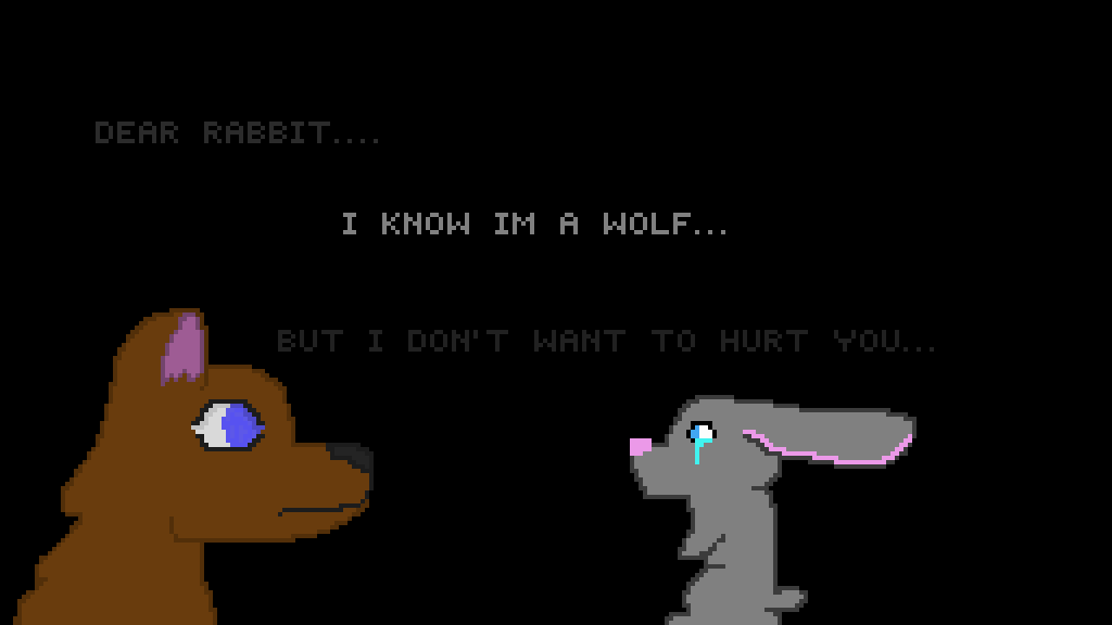 Pixilart - Dear Rabbit, by DarknessWolf