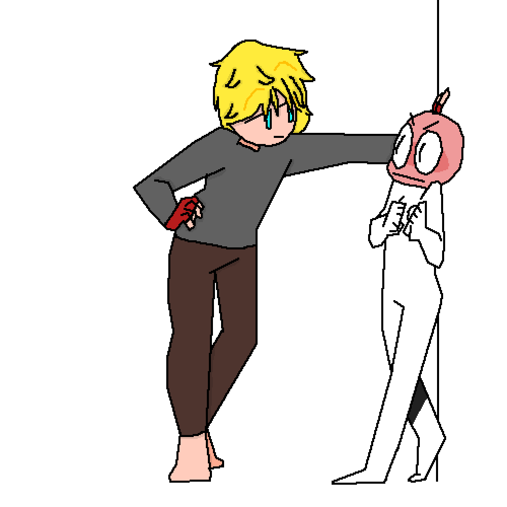 Pixilart Angel X Yuuki redo by EclipseFNAF