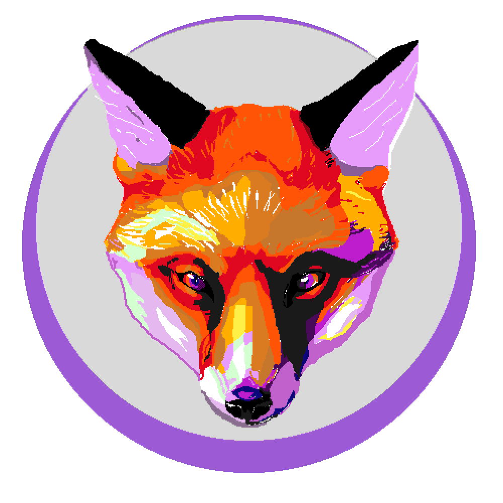 main-image-Colorful Fox  by Black-Furry 