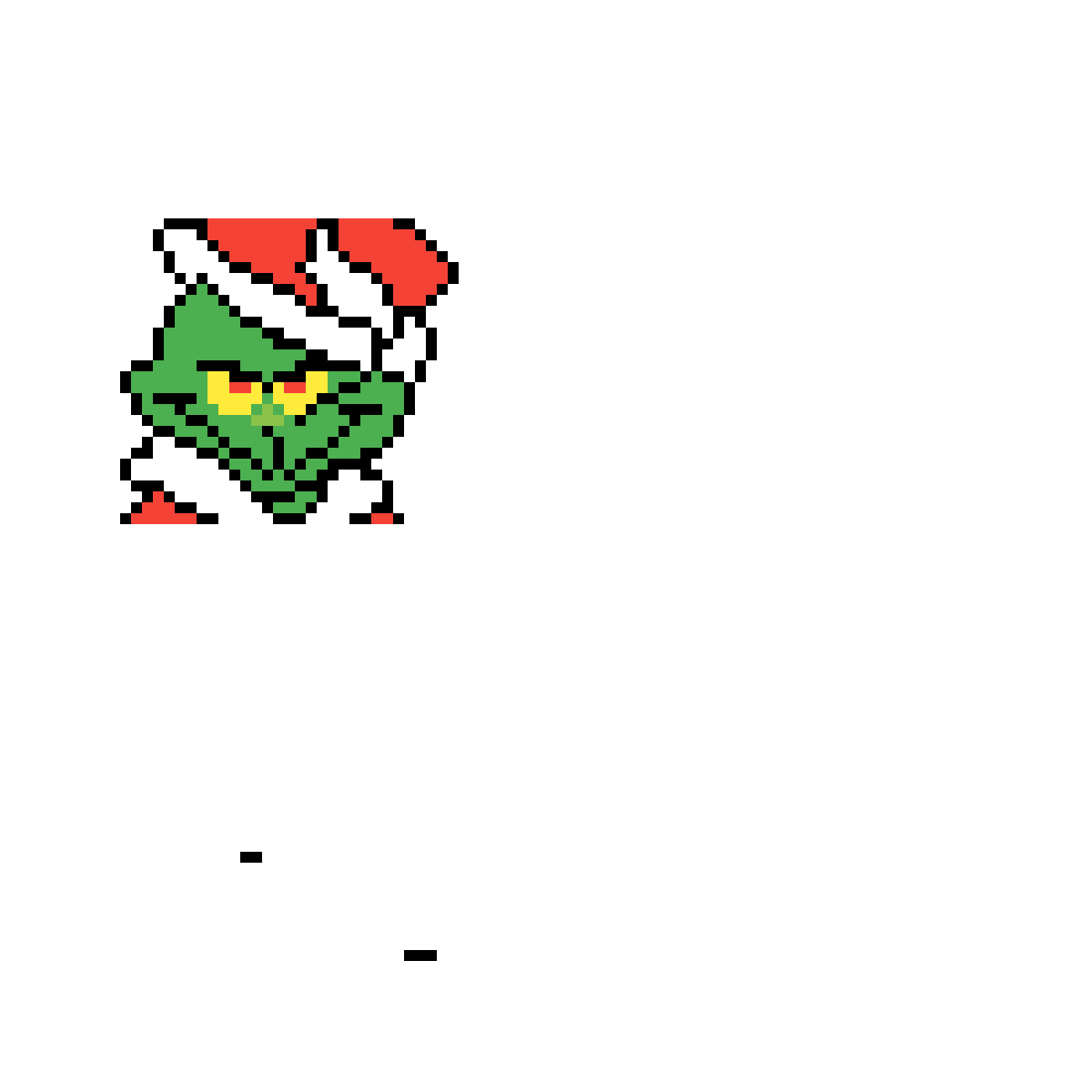 Editing The Grinch Free online pixel art drawing tool Pixilart