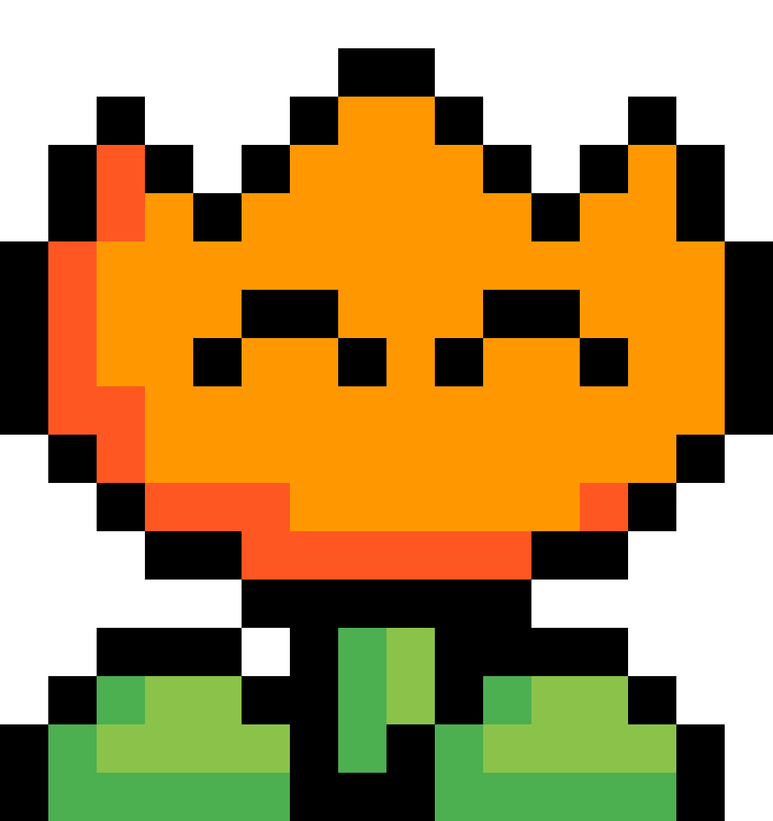 Pixel Mario Fire Flower Pixel Mario Fire Flower