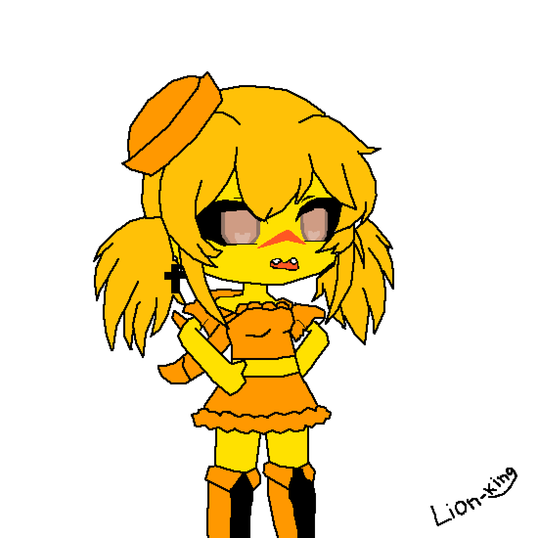 Pixilart - Chica by Liz-kid-4
