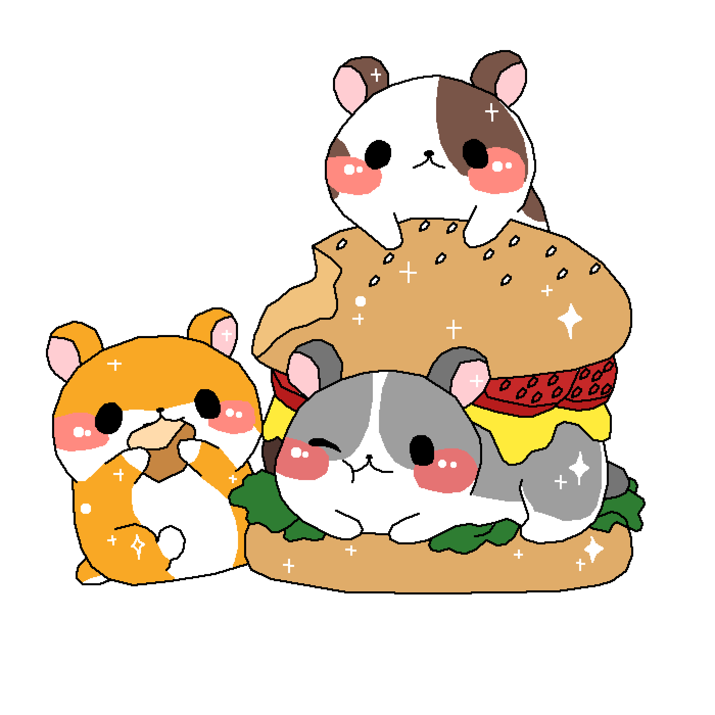 hamster burger