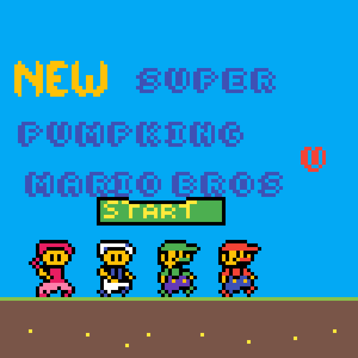 Pixilart NSPMBU Title screen by thepumpking — free download