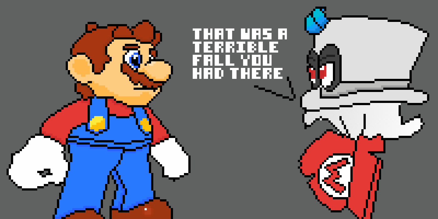 Pixilart M2DO Cappy Cutscene by MrBowser