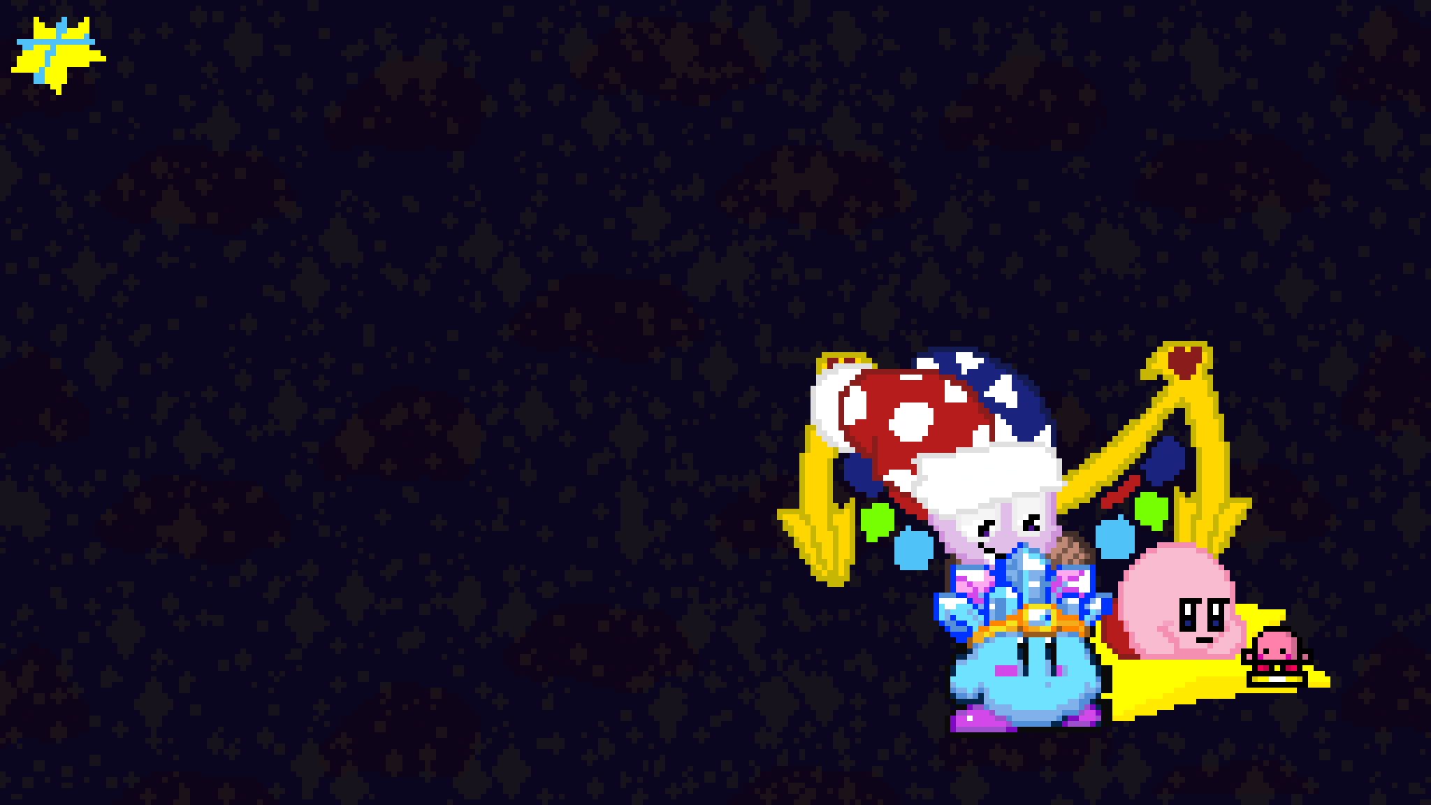 Pixilart - Updated Kirby Wallpaper by SuperSonic29