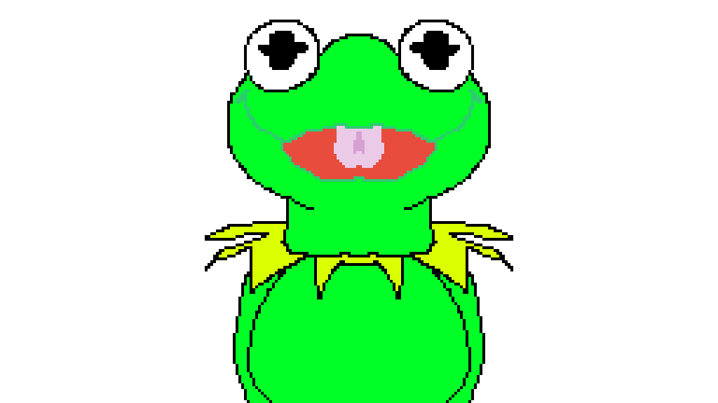 Pixilart Kermit by dylanischillin