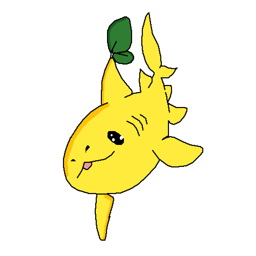 Pixilart Lemon Shark by Merqql