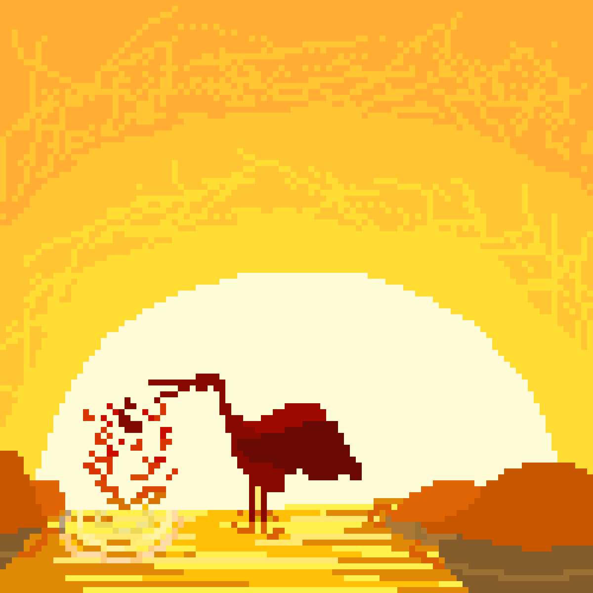 Heron on the Horizon by KittenLasers