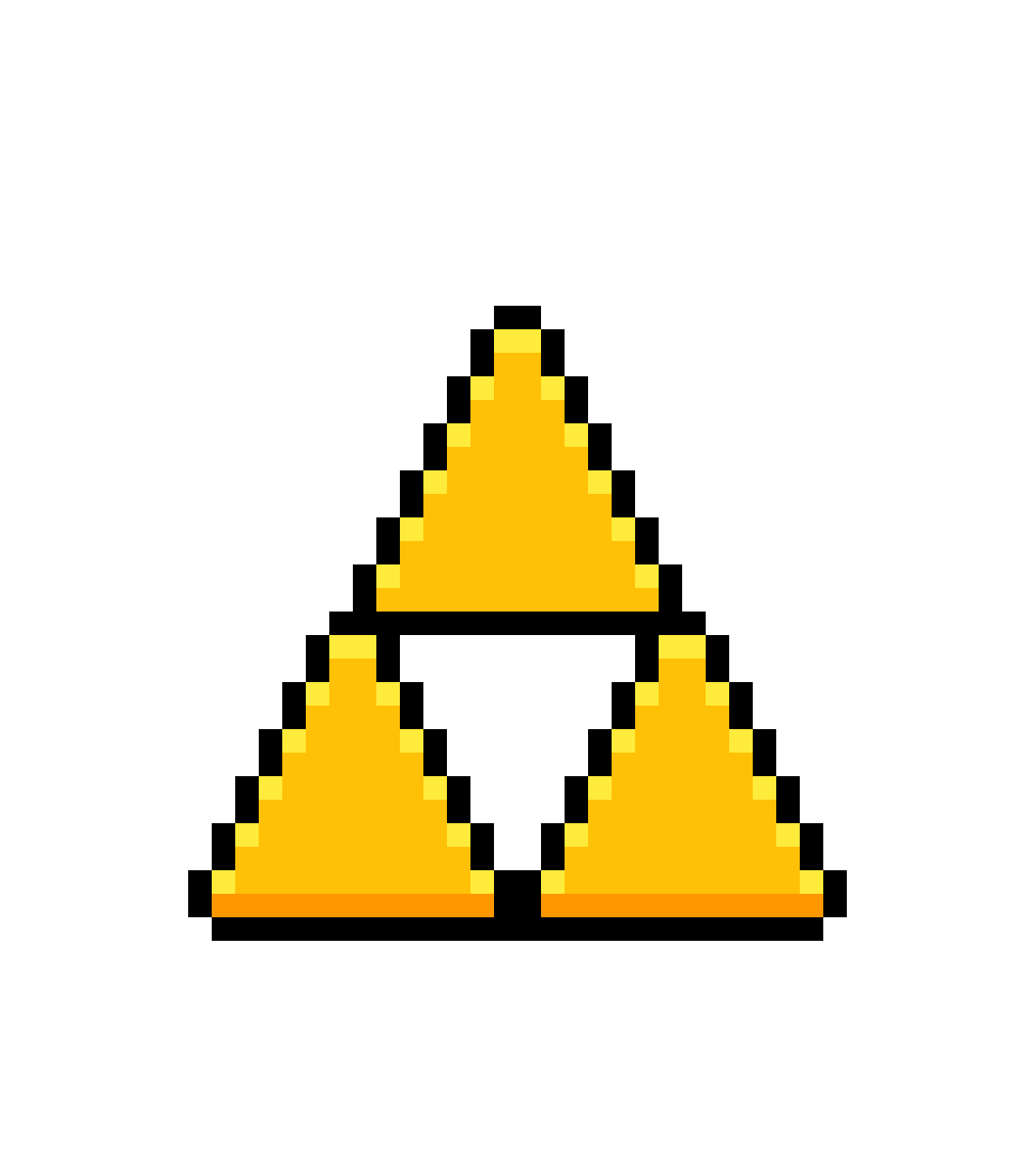 Pixilart Triforce By Hi1234
