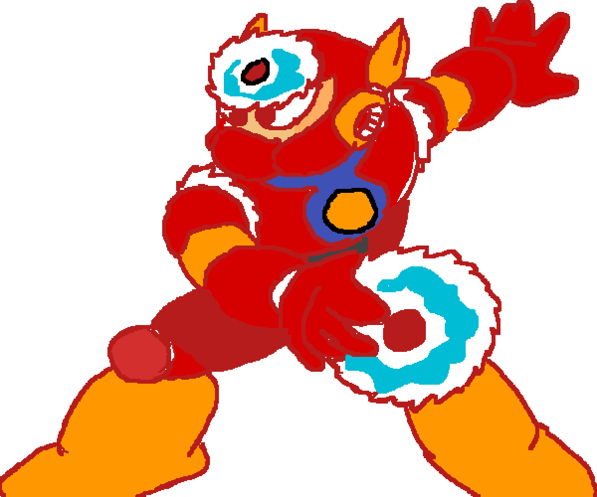 Pixilart Metal Man Charging Up by MetalMan