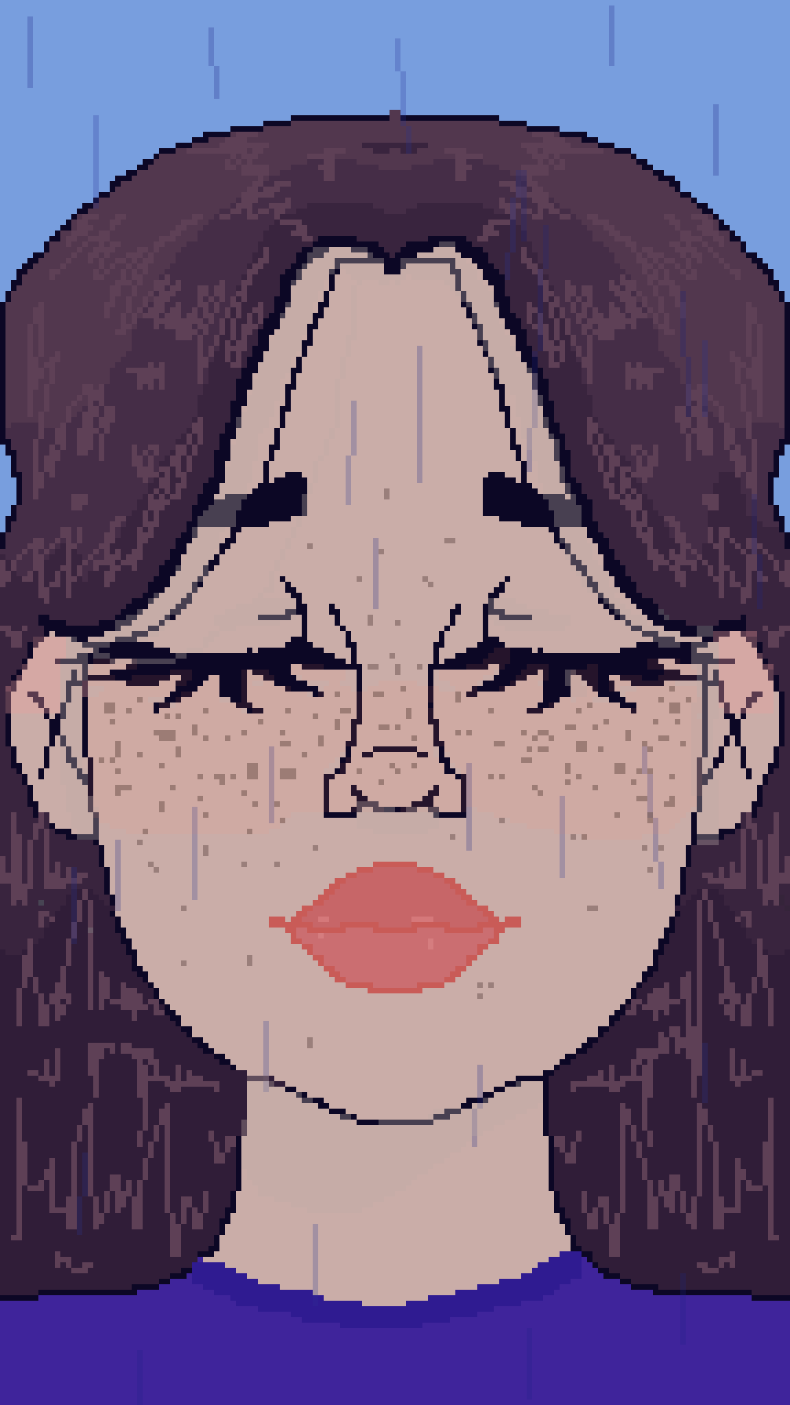 Pixilart Rain By Phoenixiswack