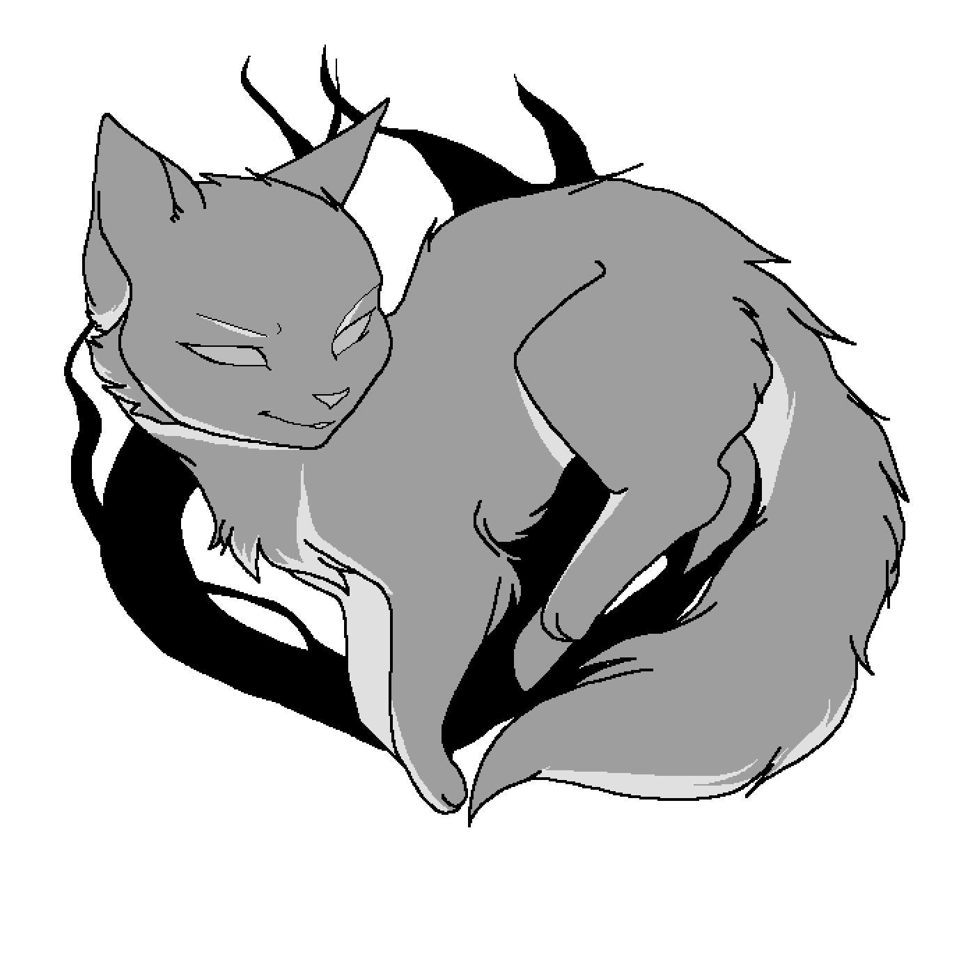 Pixilart - my cats evil by LexiDexiDoo