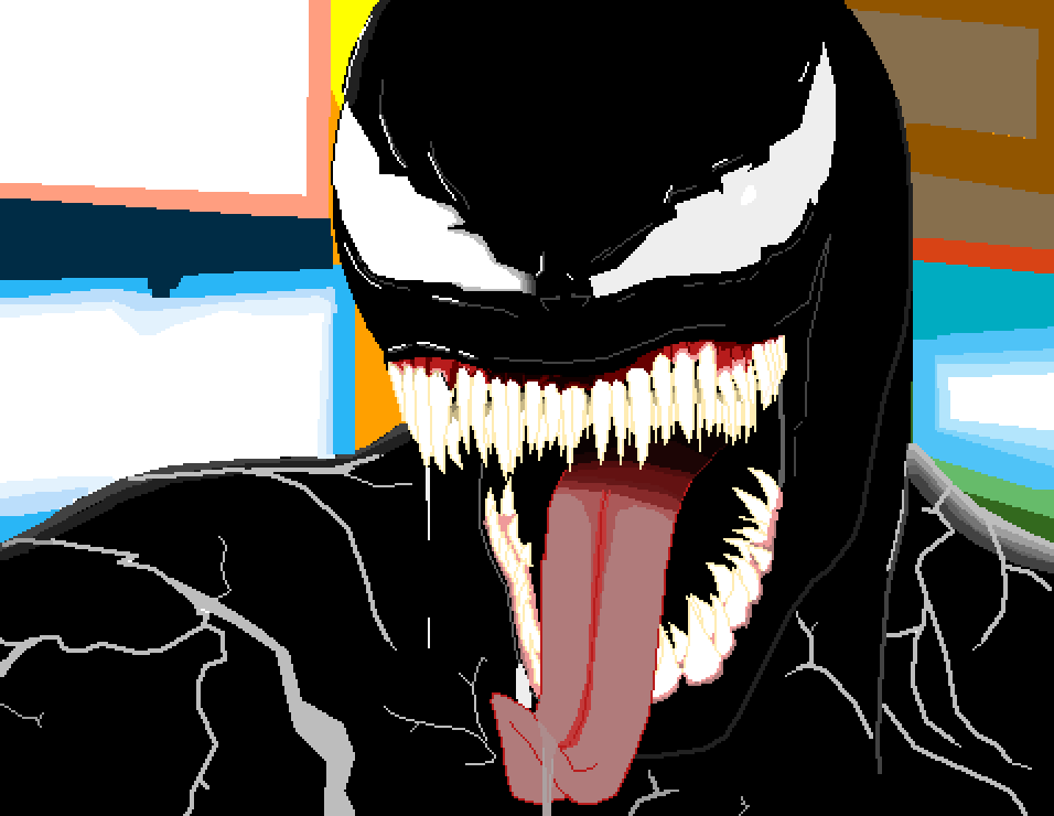 Pixilart - Venom (I'M SO HYPED) by XGN-Vo1dz