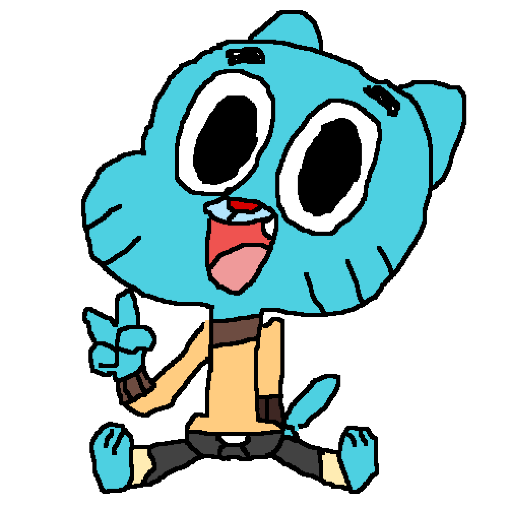 Pixilart - Bad Gumball by SansGuyGaming