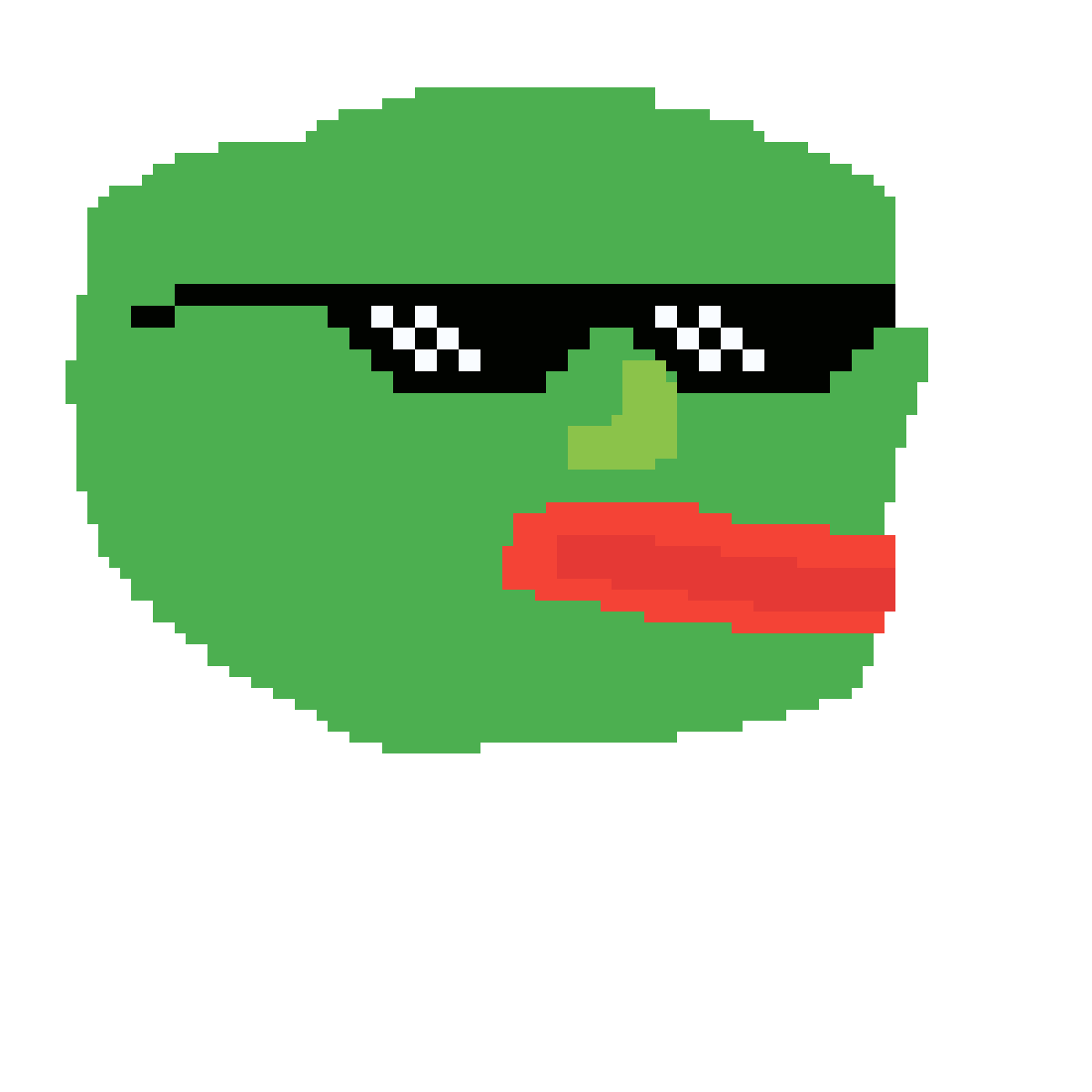Pixilart - pepe da frog say bye now by Anonymous