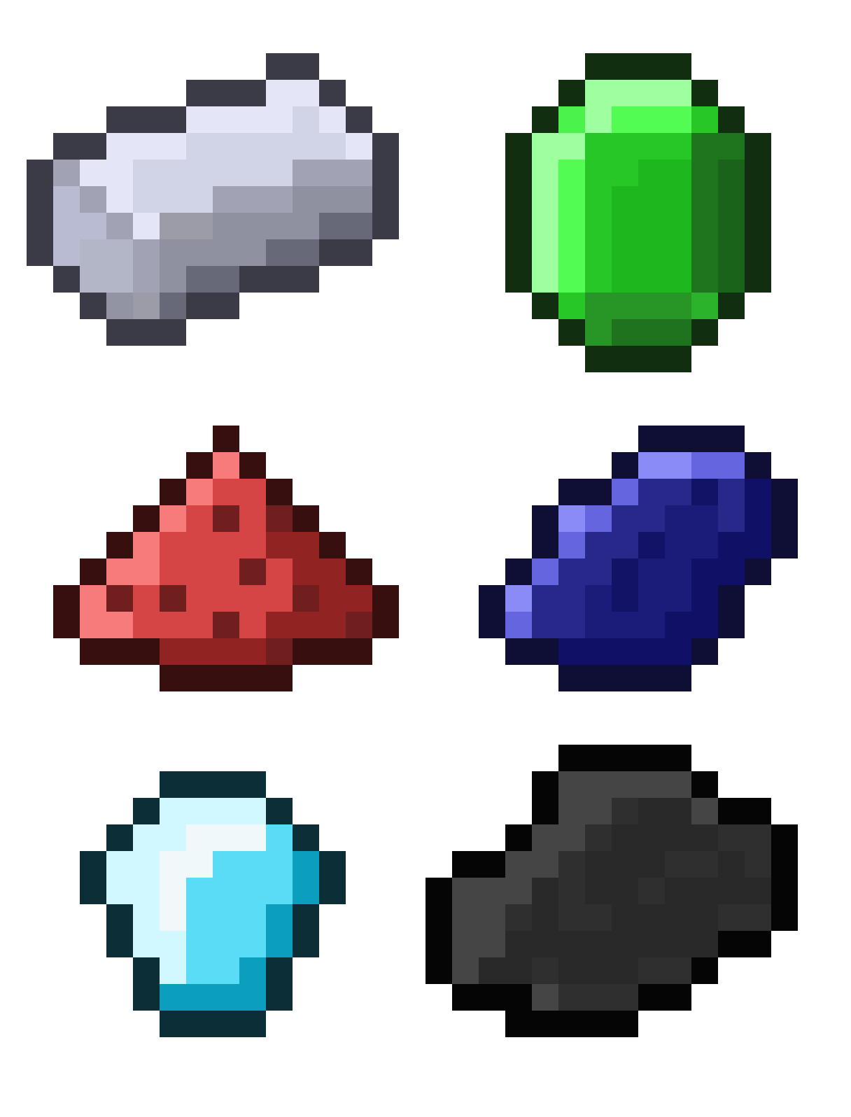 Pixilart - The Minecraft ores by FNF5731