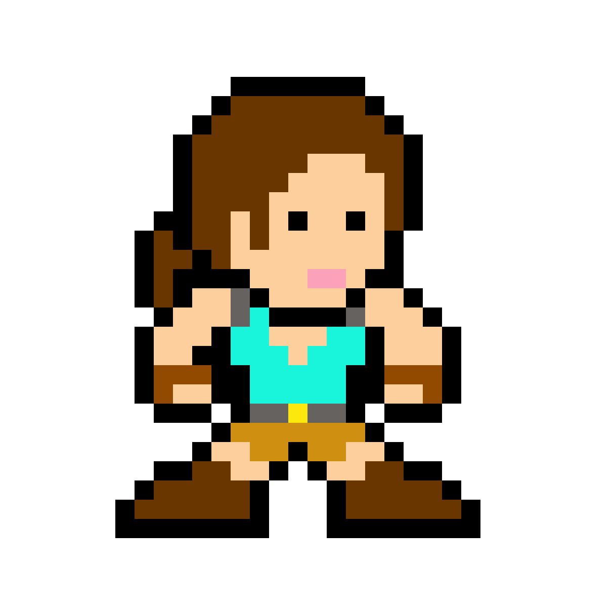 Editing Lara Croft - Free online pixel art drawing tool - Pixilart