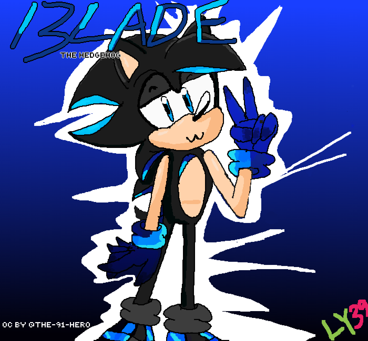 Blade The Hedgehog Contest Pixilart