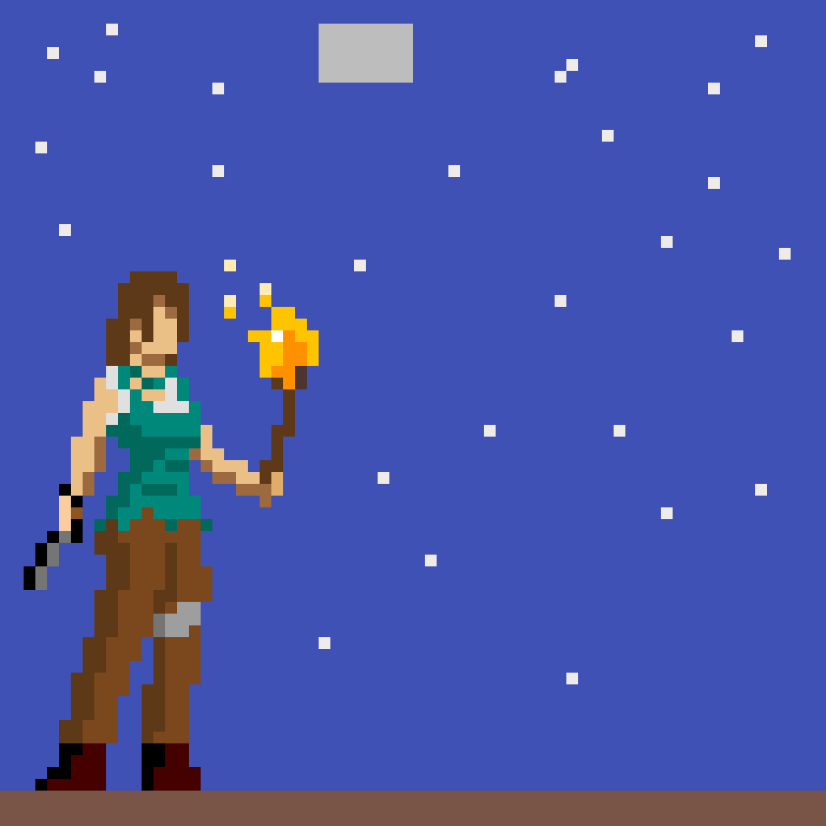 Pixilart - lara croft TOMB RAIDER by the-kings-art