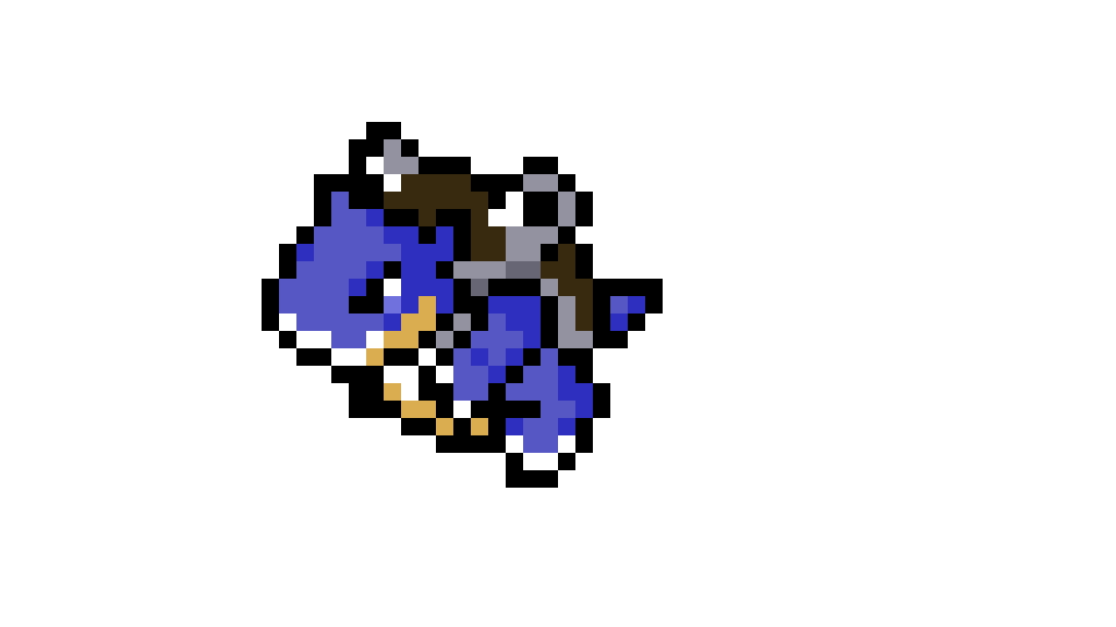 Editing 16Bit Blastoise Free online pixel art drawing tool Pixilart