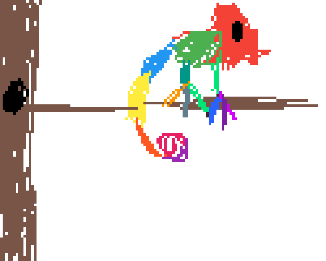 Editing CAMALEÓN PIXEL ART - Free online pixel art drawing tool - Pixilart