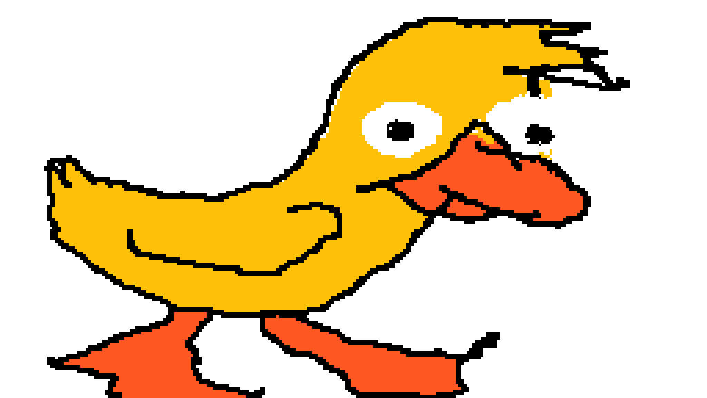 Dumbass duck by Ghost888