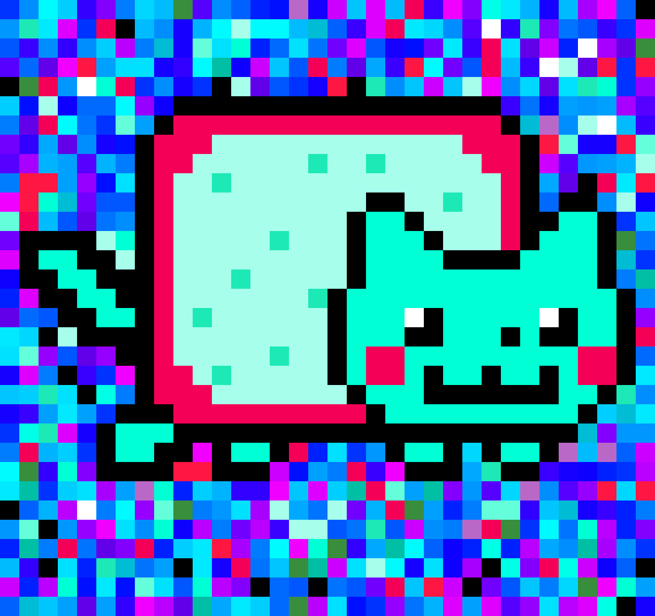 Nyan♡ Nyan Cat - ZX Spectrum Sinclair 128k - Demo HD [1080p/60fps