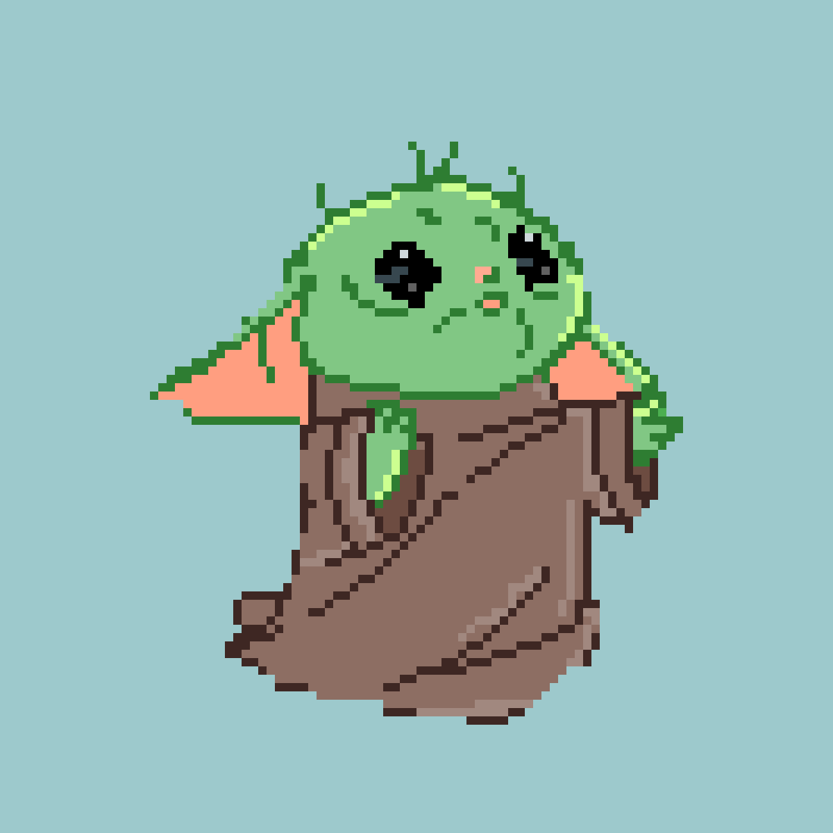 Pixilart Baby Yoda Baby Baby Yodaa By Babygroot1234