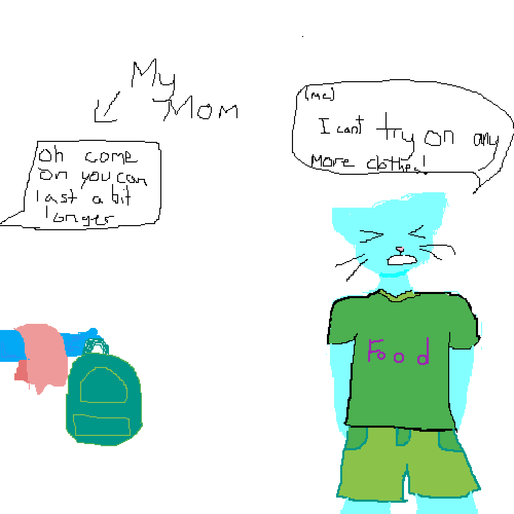 my back to school shopping by mintkitty